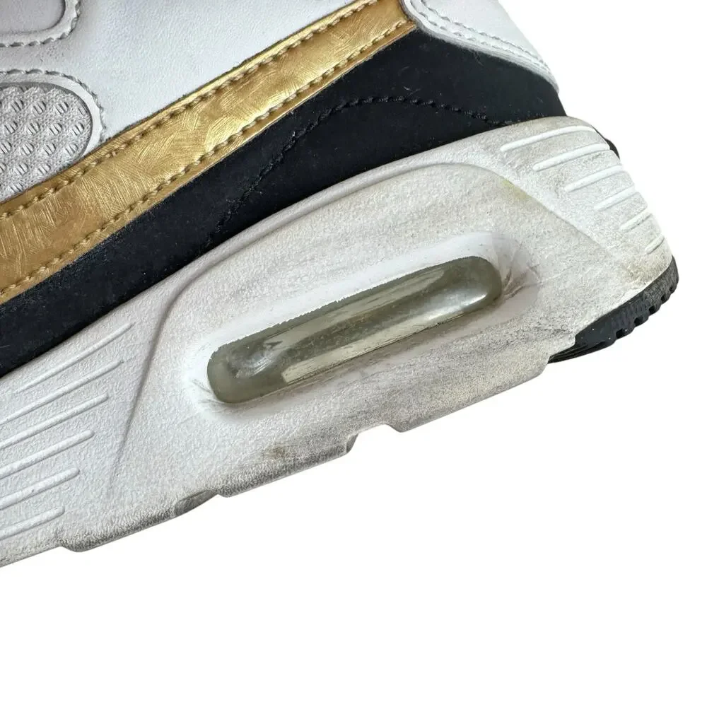 Nike Air‎ Max SE Trainer White Black Gold DV-6842-001 Sneakers 7.5